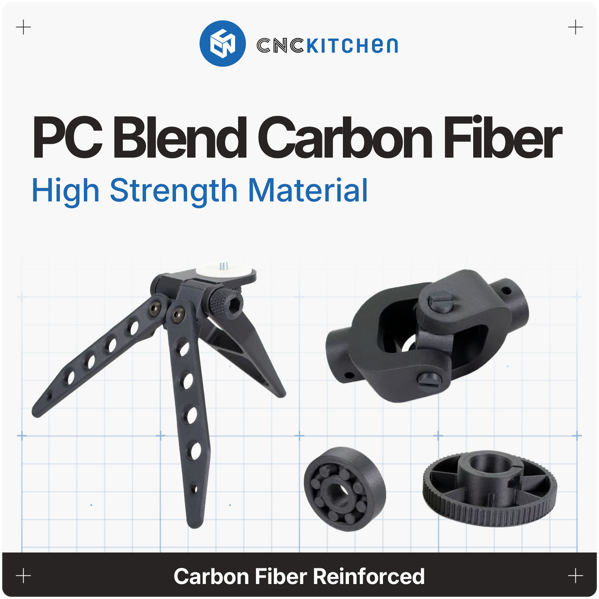 Prusament PC Blend Carbon Fiber Black 800g, 1.75mm