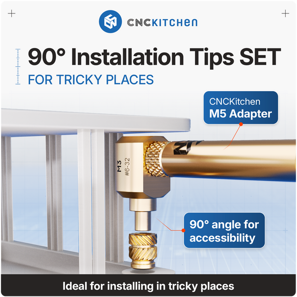 90° Installation Tip for Tricky Places – CNCKitchen USA