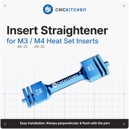 Insert Straightener M2 to M10 (#2-56 to G1/8")
