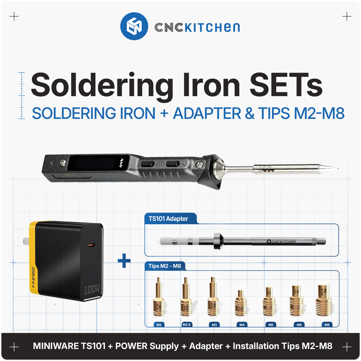 Smart Soldering Iron SETs Miniware TS101
