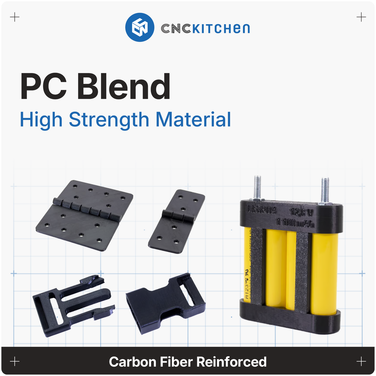 Prusament PC Blend Jet Black 900g, 1.75mm