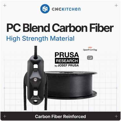 Prusament PC Blend Carbon Fiber Black 800g, 1.75mm
