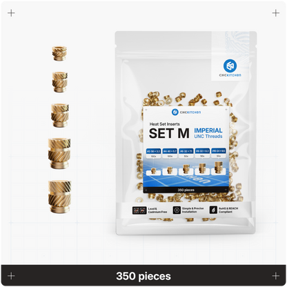 Imperial Heat Set Insert - SET M 5 Sizes - 350 pieces