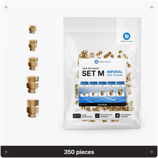 Imperial Heat Set Insert - SET M 5 Sizes - 350 pieces