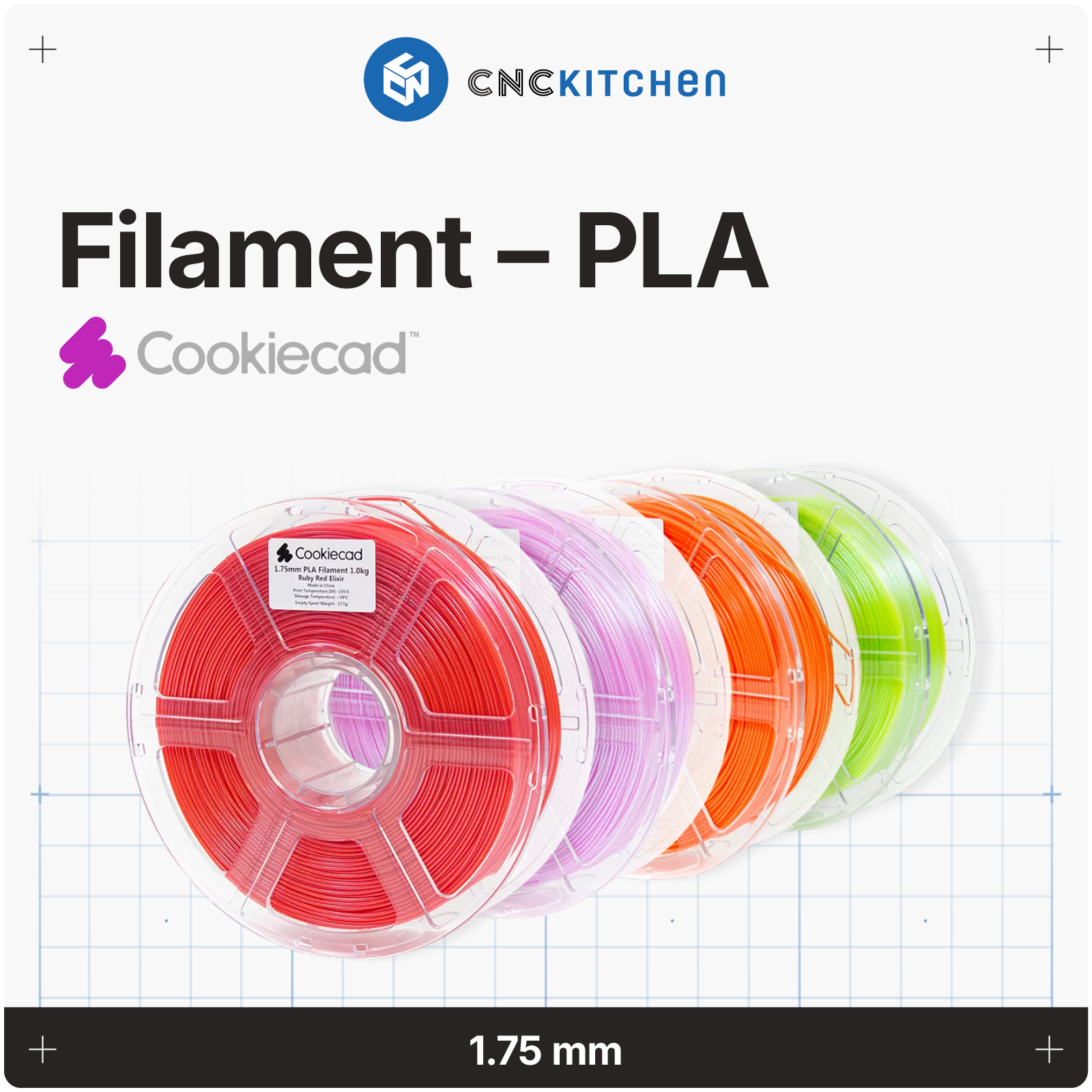 Cookiecad Filament - PLA – CNCKitchen USA