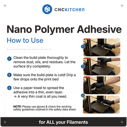 Nano Polymer Build Plate Adhesive